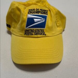 Yellow USPS Tour de France Champions Cap